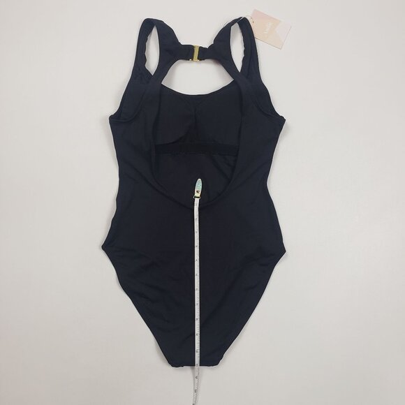 Andie Swim The Catalina One-Piece Tankini Women's XS Black Racerback Open Back - Picture 7 of 16